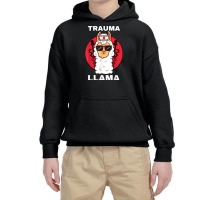 Trauma Llama Emt Responder Emergency Medical Technician Ems T Shirt Youth Hoodie | Artistshot