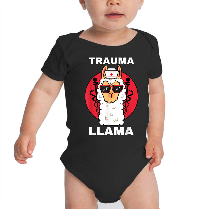 Trauma Llama Emt Responder Emergency Medical Technician Ems T Shirt Baby Bodysuit | Artistshot