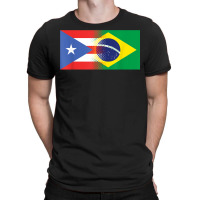 Puerto Rican Brazilian Flag Puerto Rico Brazil T Shirt T-shirt | Artistshot