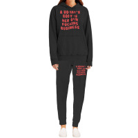 Pro Choice Her Body Her Choice Hoe Wade Texas Women's Rights T Shirt Hoodie & Jogger Set | Artistshot