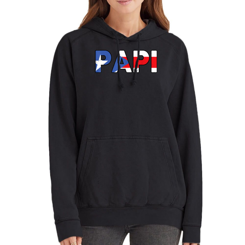 Puerto Rican Flag Shirt Mens Dad Gifts Papi Puerto Rico T Shirt Vintage Hoodie | Artistshot