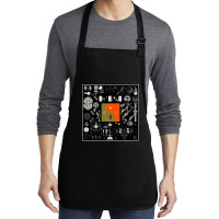 Women Men Skinny Love Funny Gifts Boys Girls Medium-length Apron | Artistshot