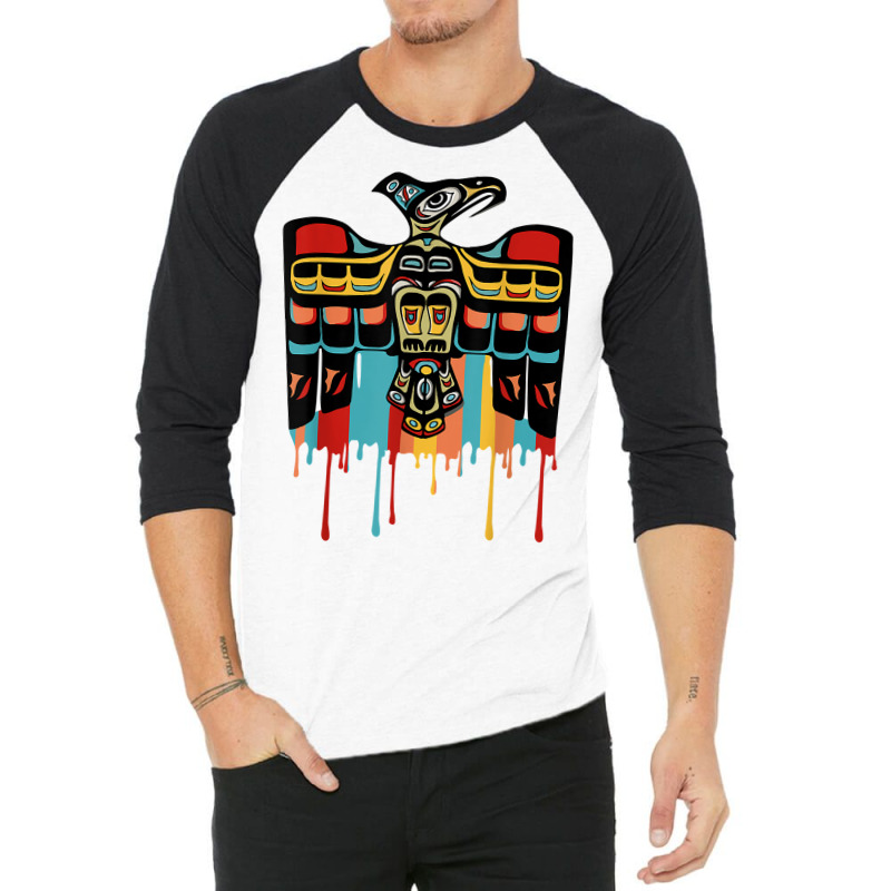 Thunderbird Native American T Shirt 3/4 Sleeve Shirt | Artistshot