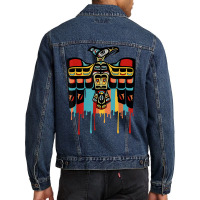 Thunderbird Native American T Shirt Men Denim Jacket | Artistshot