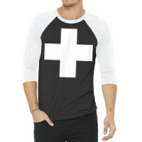 Swiss National Flag  National Pride T Shirt 3/4 Sleeve Shirt | Artistshot