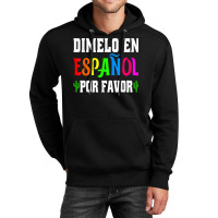 Spanish Language Bilingual Teacher Gift Dimelo En Espanol T Shirt Unisex Hoodie | Artistshot