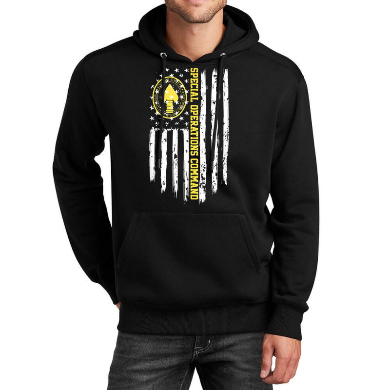 Special Operations Command (socom) American Flag T Shirt Unisex Hoodie | Artistshot