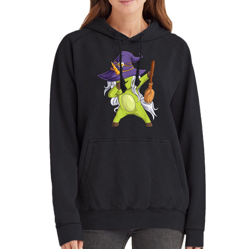 Unicorn Witch Halloween Scary Girls Boys Kids Halloween T Shirt Vintage Hoodie | Artistshot