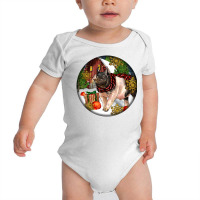 Hampshire Sow Pig Christmas Baby Bodysuit | Artistshot