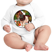 Hampshire Sow Pig Christmas Long Sleeve Baby Bodysuit | Artistshot