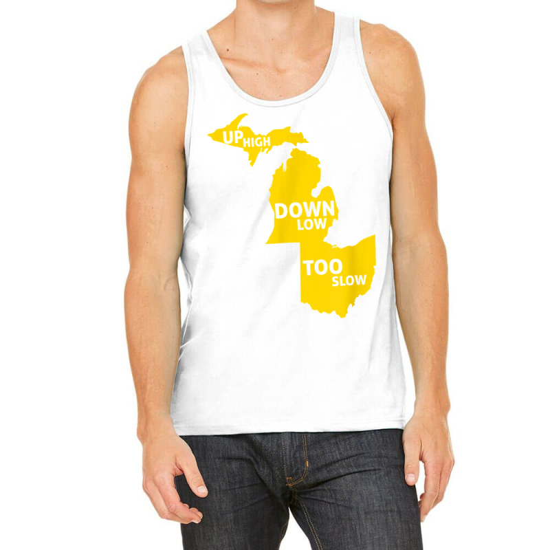 Up High Down Low Too Slow   Yellow T Shirt Tank Top | Artistshot