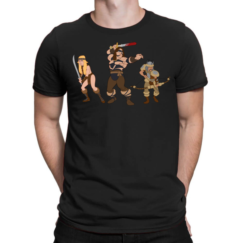 Cartoon Gifts Barbarian Mens Womens T-shirt | Artistshot