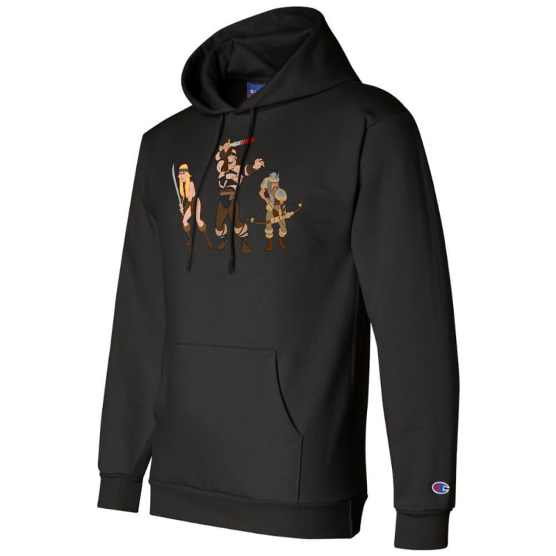 Cartoon Gifts Barbarian Mens Womens Champion Hoodie | Artistshot