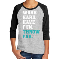 Track Coaches Discus Javelin Shot Put Hammer Throw Far T Shirt Youth 3/4 Sleeve | Artistshot