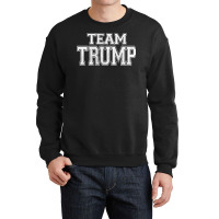 Team Trump Jersey Style Shirt W Trump 45 On Back T Shirt Crewneck Sweatshirt | Artistshot