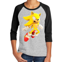 Yellow Hedgehog Jumps Aside Youth 3/4 Sleeve | Artistshot