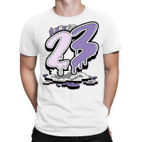 Tee To Match Jd 11 Low Pure Violet Dripping Number 23 Premium T Shirt T-shirt | Artistshot