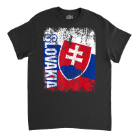 Slovakia Flag Vintage Distressed Slovakia T Shirt Classic T-shirt | Artistshot