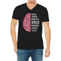 Slp Speech Pathology Language Therapist T Shirt V-neck Tee | Artistshot