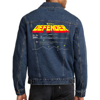 Willams Defender 80s Retro Video Arcade Game Hyperspace Gift T Shirt Men Denim Jacket | Artistshot