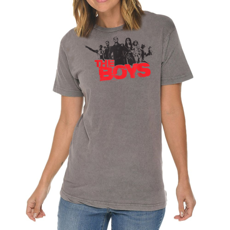 The Boys Hero Cutouts T Shirt Vintage T-shirt | Artistshot