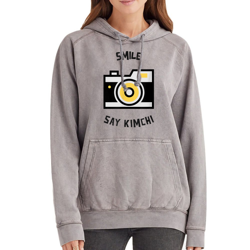 Smile Say Kimchi T Shirt Vintage Hoodie | Artistshot