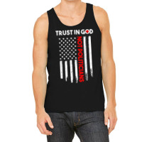 Trust In God Not Politicians American Distressed Flag T Shirt Tank Top | Artistshot