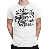 Womens My Favorite People Call Me Grandma Tee Grandparents Day Premium T-shirt | Artistshot