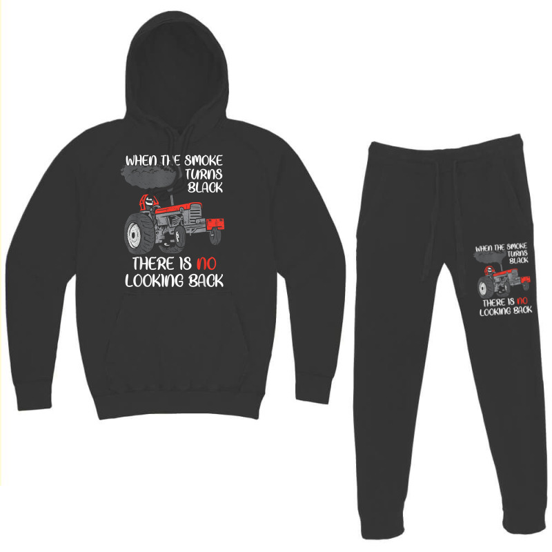 Smoke Turns Black Tractor Pulling Power Tractorpulling T Shirt Hoodie & Jogger Set | Artistshot