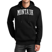 Varsity Distressed Montauk T Shirt Unisex Hoodie | Artistshot