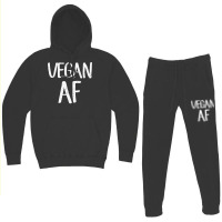 Vegan Af Shirt Funny Vegetarian Gift Idea Tee Shirt Hoodie & Jogger Set | Artistshot