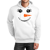 Snowman Girl Face For Girls Christmas Winter T Shirt Unisex Hoodie | Artistshot