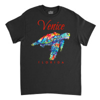 Venice Florida Watercolor Sea Turtle Tank Top Classic T-shirt | Artistshot