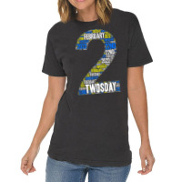 Twosday Tuesday   February 22nd 2022   Commemorative Twosday T Shirt Vintage T-shirt | Artistshot