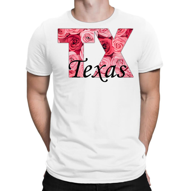 Tx Roses Texas Pride State T Shirt T-shirt | Artistshot