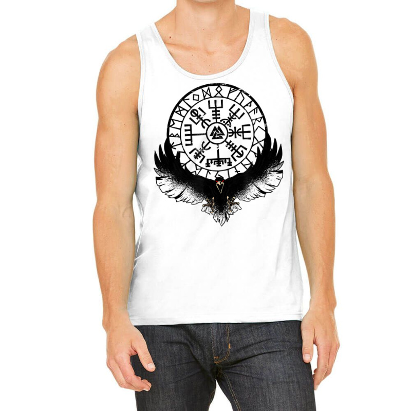 Viking Vegvisir Raven T Shirt Tank Top | Artistshot