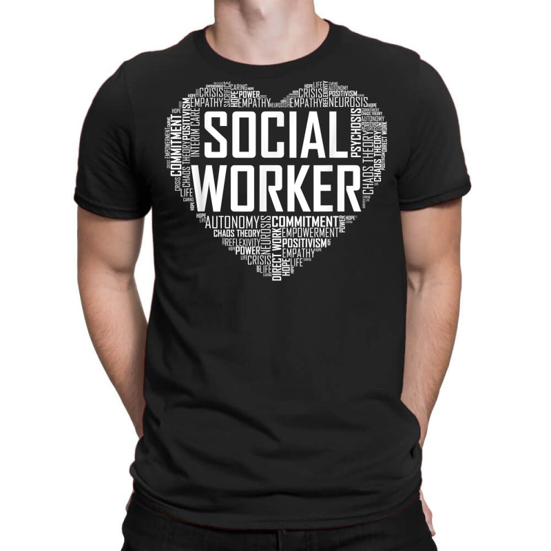 Social Worker T Shirt Love Month Graduation Gift Tshirt T Shirt T-shirt | Artistshot