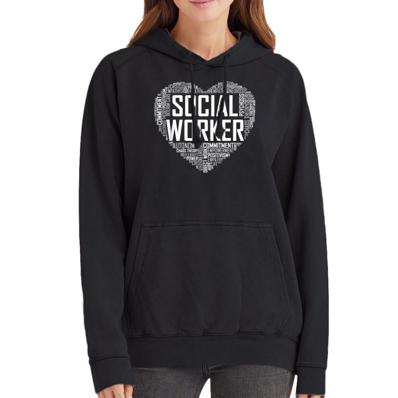 Social Worker T Shirt Love Month Graduation Gift Tshirt T Shirt Vintage Hoodie | Artistshot