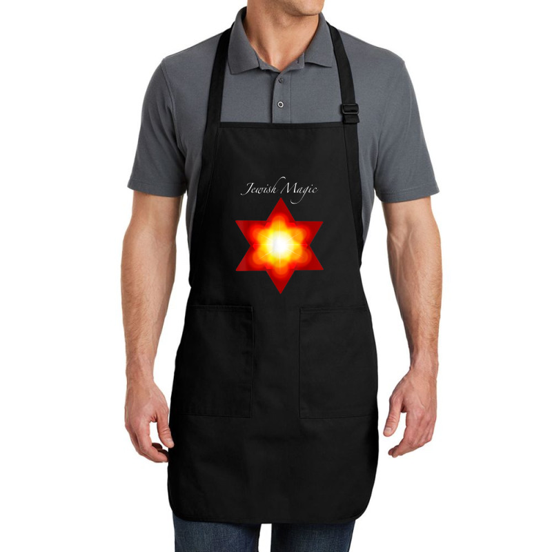 Star Of David Jewish Magic Mysticism Protection Symbol T Shirt Full-length Apron | Artistshot