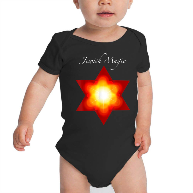 Star Of David Jewish Magic Mysticism Protection Symbol T Shirt Baby Bodysuit | Artistshot