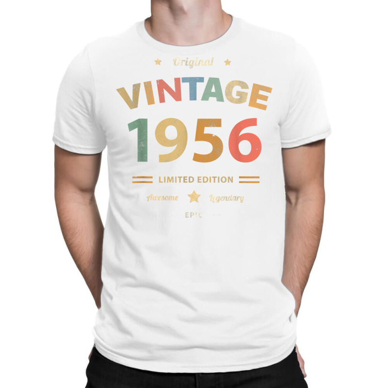 Vintage 1956 Legend 66th Birthday Awesome 66 Epic Grandma T Shirt T-shirt | Artistshot