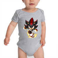 Black Super Hedgehog Running Forward Baby Bodysuit | Artistshot