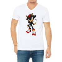 New Style 3d Super Black Hedgehog V-neck Tee | Artistshot