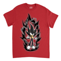 Super Black Hedgehog Over Opower Classic T-shirt | Artistshot