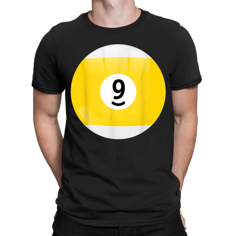 Number 9 Pool Ball, Billiard. Pool Ball T Shirt T-shirt | Artistshot