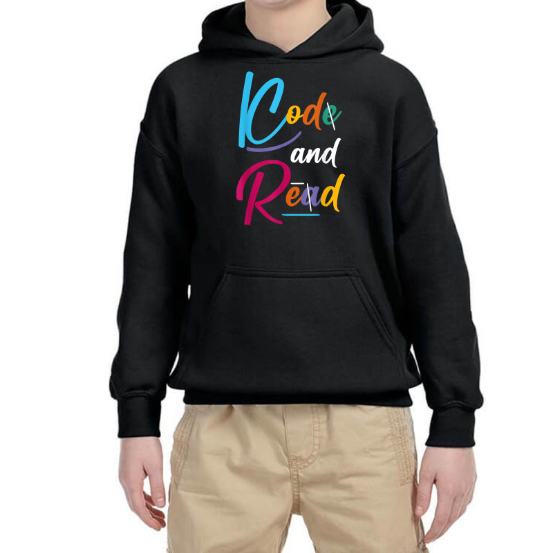 Code And Read Retro Dyslexia Learning Disability Dyslexic T Shirt Youth Hoodie by dubrayhecallezhd | Artistshot