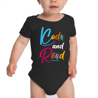 Code And Read Retro Dyslexia Learning Disability Dyslexic T Shirt Baby Bodysuit | Artistshot