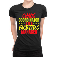 Facilities Manager Job Maintenance Employee Profession T Shirt Ladies Fitted T-shirt | Artistshot