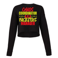 Facilities Manager Job Maintenance Employee Profession T Shirt Cropped Sweater | Artistshot