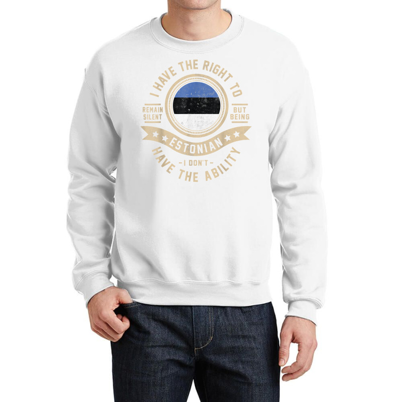 Estonia Flag Proud Estonians Men & Women T Shirt Crewneck Sweatshirt | Artistshot